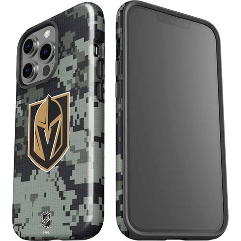 NHL Vegas Golden Knights Camo iPhone 15 Pro Impact Case